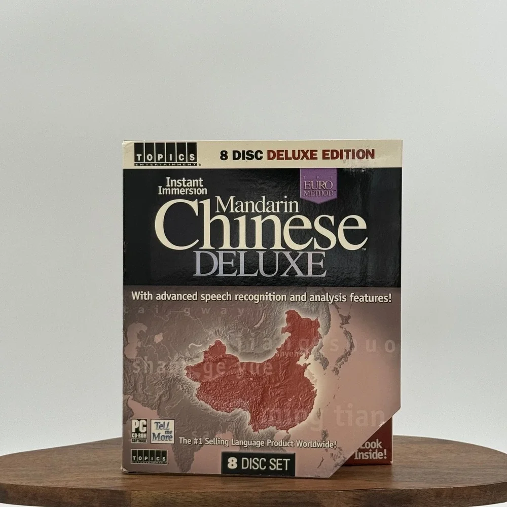 Topics Entertainment Instant Immersion Mandarin Chinese Deluxe 8 Disc PC Set